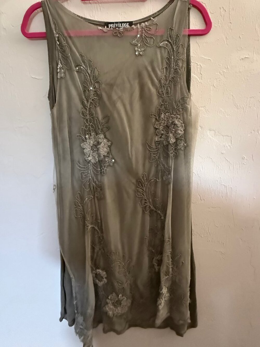 Privilege, Dress, Gold, Handmade Made in Italy